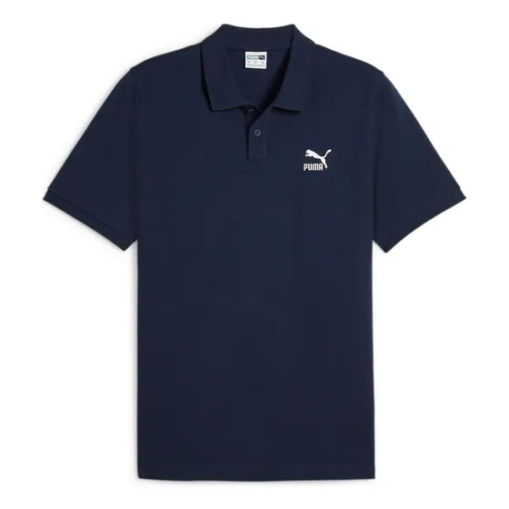 Camisa Polo Marca Puma Original Hombre Azul Estilo Clásico