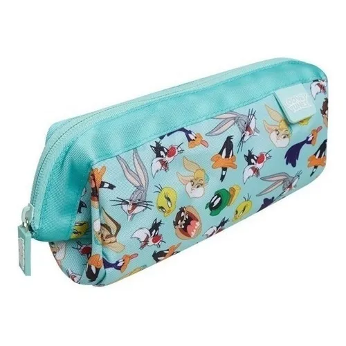 Cartuchera Mooving Tubo 1cierre Apertura Amplia Looney Tunes