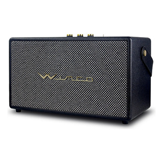 Parlante Inalámbrico Winco Vintage Karaoke Bluetooth W258 Color Negro Parlante Inalámbrico Winco Vintage Karaoke Bluetooth W258 Color Negro
