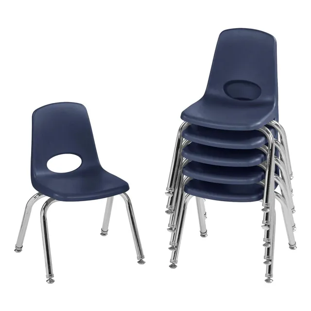 Silla Apilable Escolar 10360nv, Asiento De Estudiante A...