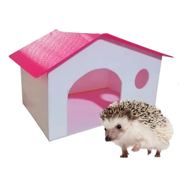 Pet House Casa De Acrílico Para Erizo Cuy Cobayo Chinchilla