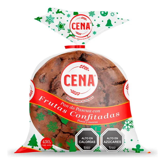 Pan De Pascua Frutas Confitadas, Pasas Y Nueces Cena (450 G)