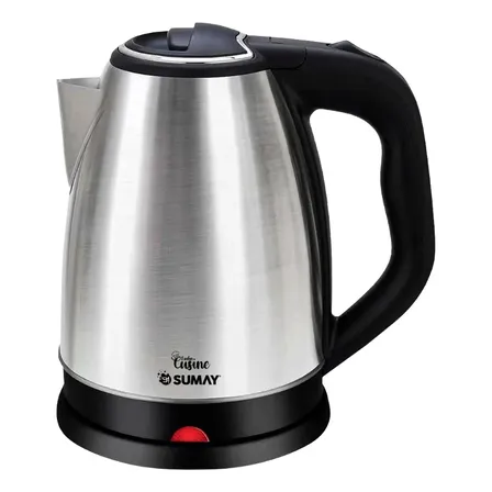 Jarra Chaleira Elétrica 1,8l Sumay Cusine Sm-ch220pr Cor Prateado 220v