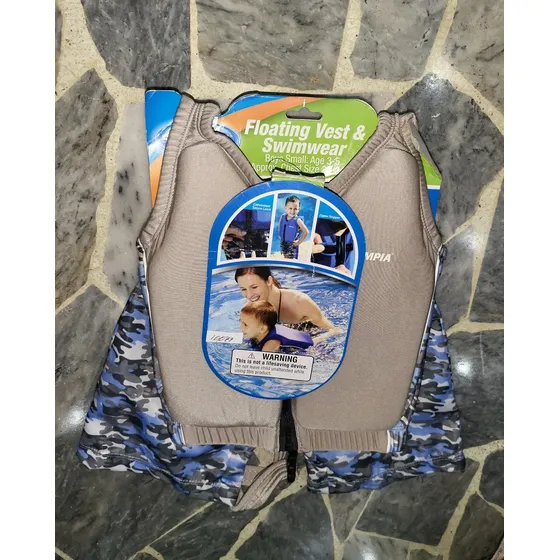 Chaleco Salvavidas Y Traje De Baño Niños 3 - 5 Años Olympia