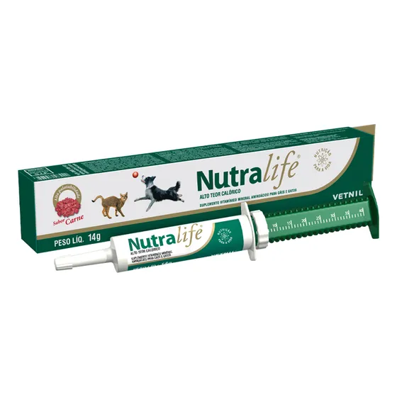 Nutralife Suplemento Vitamínico Para Cães E Gatos14g Vetnil