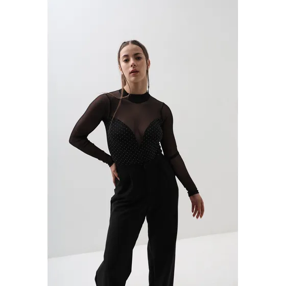 Body Con Brillo Tul Mujer Naif