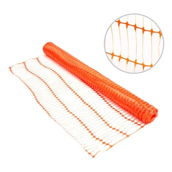 Malla Faena Pvc 1mtx45mt Naranjo