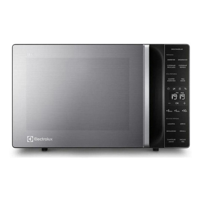 Micro-ondas Electrolux 23l Cor Inox Efficient Com Descongelamento Assistido Me23s 127v Micro-ondas Electrolux 23l Cor Inox Efficient Com Descongelamento Assistido Me23s 127v