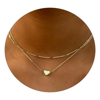 Ascomy Collar De Oro Delicado Para Mujer, Collares Chapados Ascomy Collar De Oro Delicado Para Mujer, Collares Chapados
