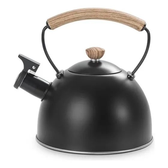Chaleira Brinox Com Apito 1,3l Roma Vintage Cor Preto