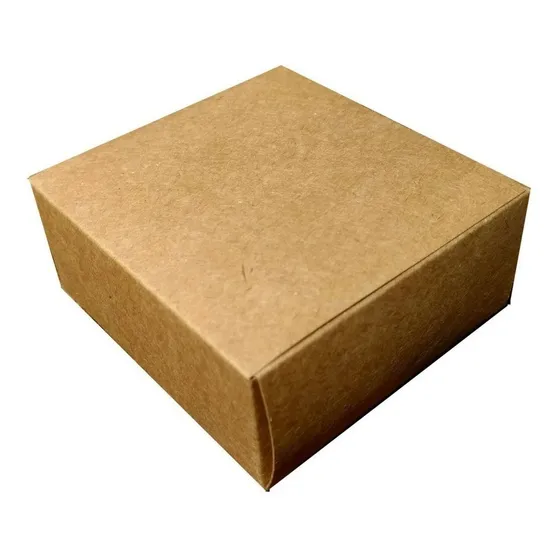 Caixa Bijouteria Kraft Multiuso C/20 Unidades Bj3 9x9x4