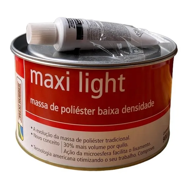 Masilla Poliester Light Suave Autos Cocina Piletas 500gr