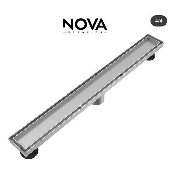 Sifón  Desagüe Nova Satin Nvdes0001 Rectangular 60 Cm