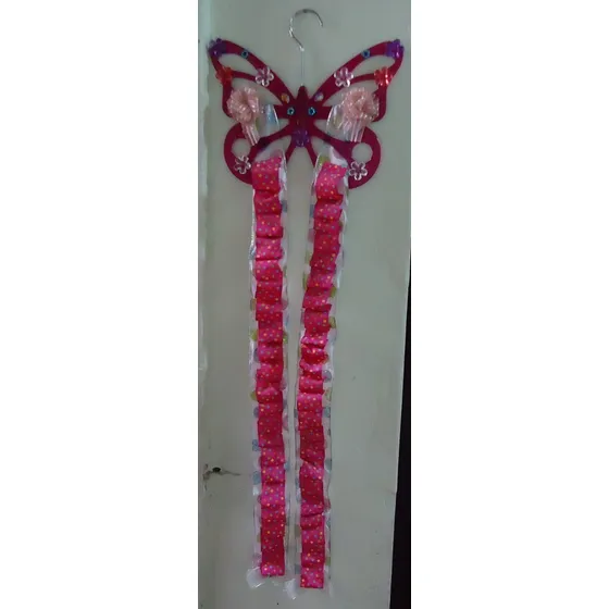 Pack De  Porta Lazos, 2 Ganchos Decorativos De Ropa De Niñas