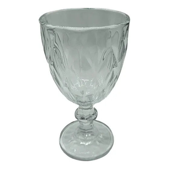 Copa Vidrio Labrada Diseño Glassware De 250 Cc En Caja X 6 U