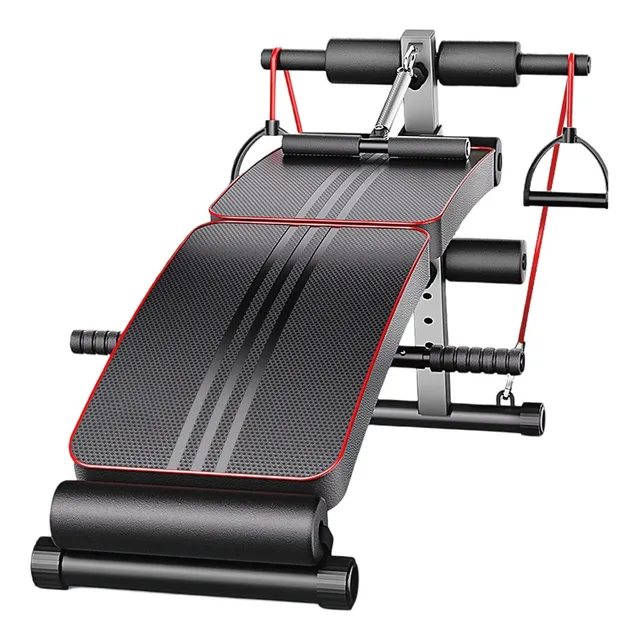 Banco Multifuncional Para Abdominales Con Soporte Ajustable