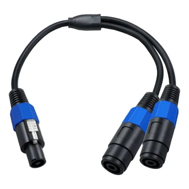 Cable En ´y´ Divisor Para Speakon 1 Macho A 2 Hembra 50 Cmts