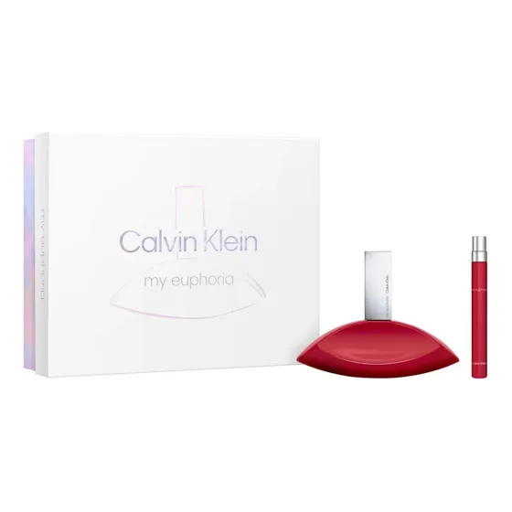 Perfume Calvin Klein My Euphoria Edp 100ml + 10ml Set 2 Pcs