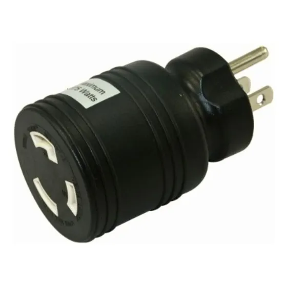 Conntek 30222-bk Adaptador De Enchufe De Bloqueo, Color