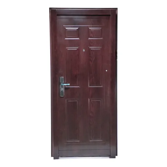 Waluminio semiblindada Semiblindada Marrón Pintada 85 cm 205 cm 10 cm Chapa Reversible