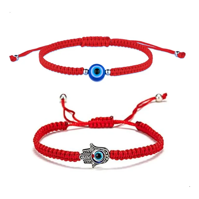 Pulsera Protector Ojo Turco Mano De Fátima Ajustable Regalo