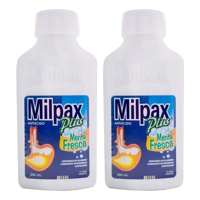 Antiácido Milpax Plus 355 Ml Para Acidez Y Hinchazón