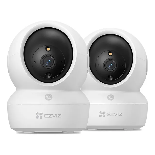 Ezviz H6c Pro 2k 2-pack Cámara De Seguridad Wifi 3mp Pt 360°