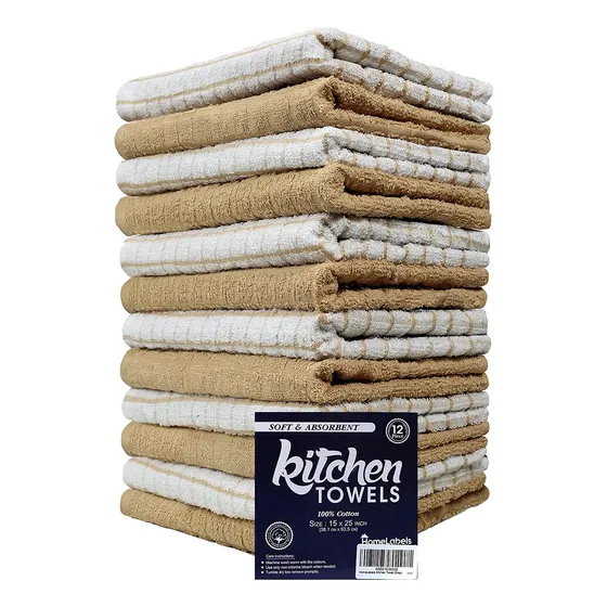 Homelabels Toalla Cocina Paño Para 100% Algodon Secar Plato