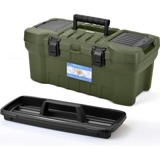 Caja De Herramientas 20 + Bandeja Army Malvinas Argentinas