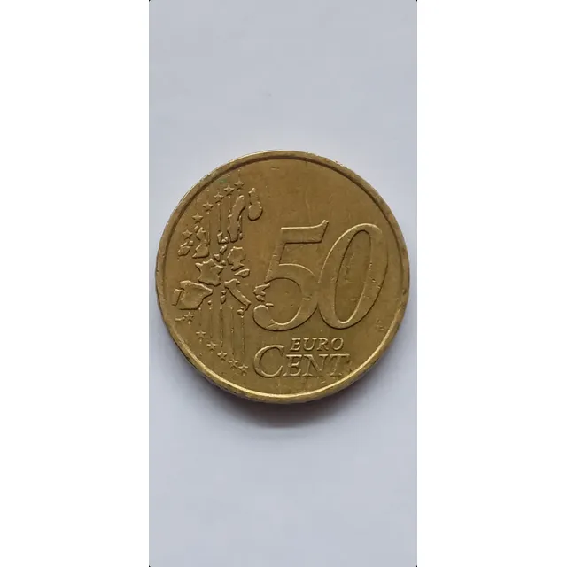 Euro 50c 2001 Casa De La Moneda Oro Nórdico Sembradora