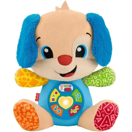 Brinquedo Para Bebês Cachorrinho Aprende Comigo Fisher-price Azul