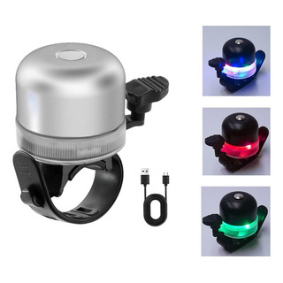 Timbre Scooter O Bicicleta Electrico Con Luz Rgb Recargable Timbre Scooter O Bicicleta Electrico Con Luz Rgb Recargable