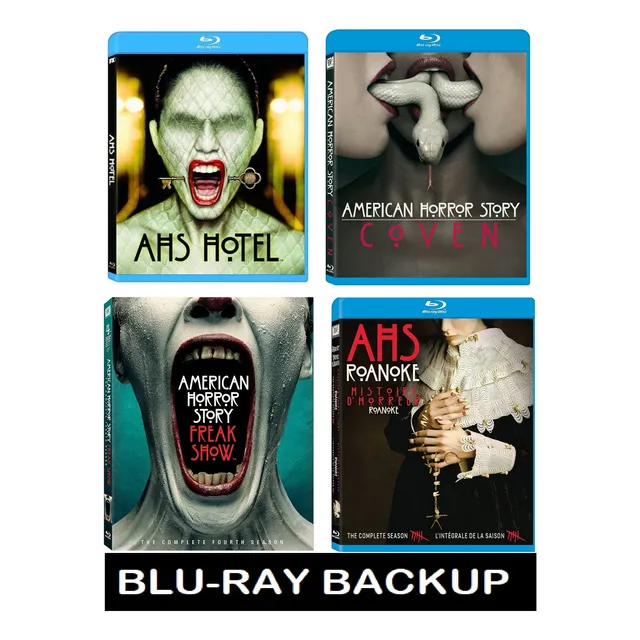 American Horror Story Hotel/coven/fs/roanoke Blu-ray Backup