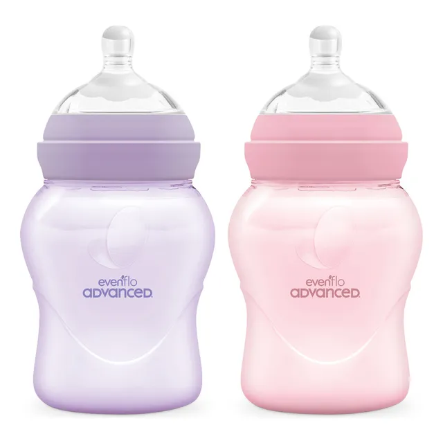 Set de Biberones Evenflo 150ml Flujo Lento 0m+ 2 Piezas