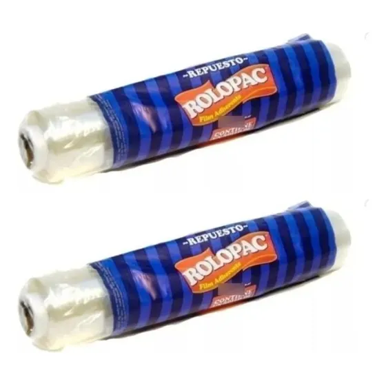 Film Alimentos Rolopac 30 Cm X 300 Metros X 2 Rollos