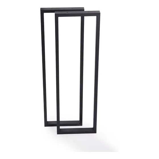 Patas Industriales Para Mesas Arrimos, Mesas Altas 80x30cm Negro