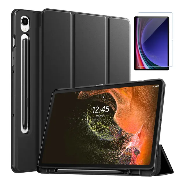 Case + Mica Para Galaxy Tab S9 11 X710 / Tab S9 Fe 10.9 X510