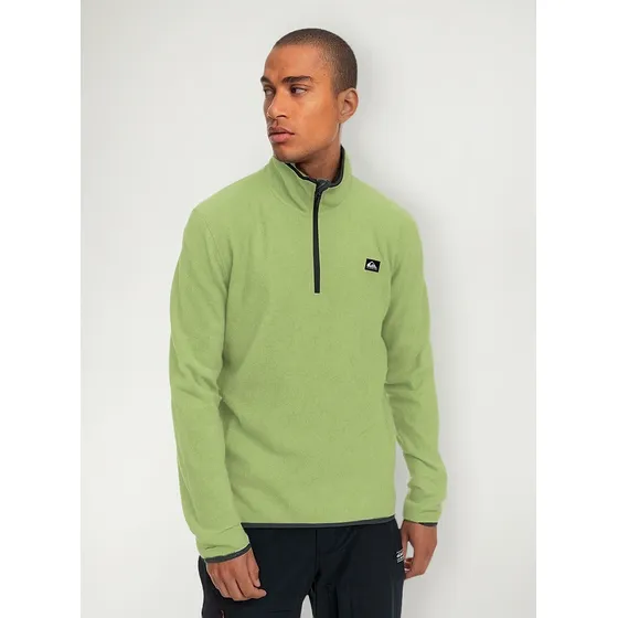 Buzo Medio Cierre Quiksilver Aker Fleece Segunda Capa Hombre