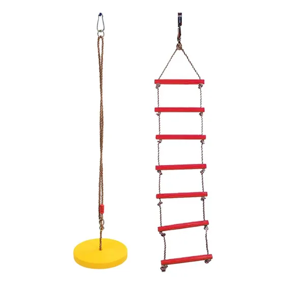 2x Juguete De Niños Columpio Escaleras De Escaladas De