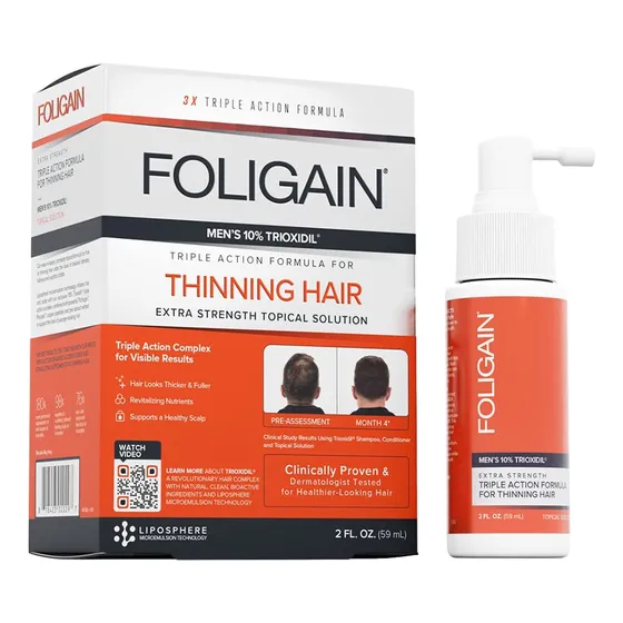 Cuidado Com O Cabelo Foligain Triple Action Complete Volumiz