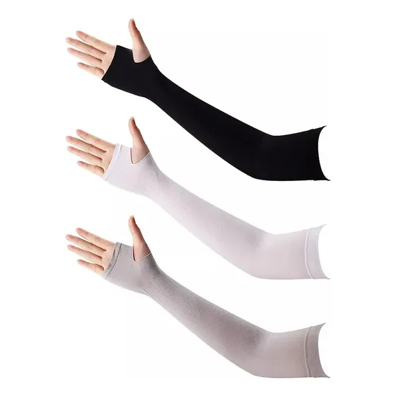 Mangas Deportivas De Compresión Ciclismo Protección Uv. Par.