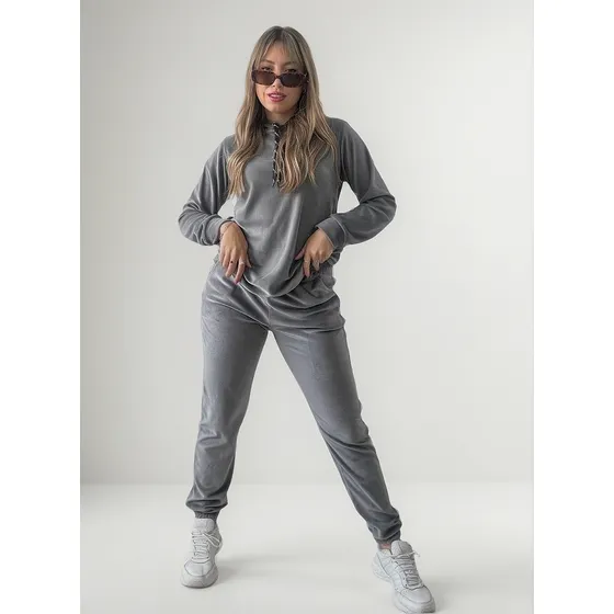 Conjunto  Mujer- Pantalon + Canguro - Plush Bifaz