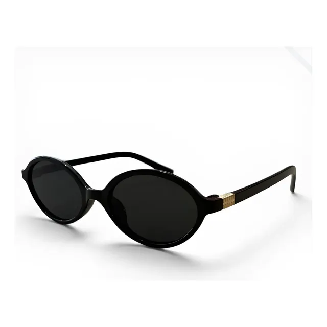 Óculos De Sol Oval Retro Pequeno De Luxo Feminino Urbano
