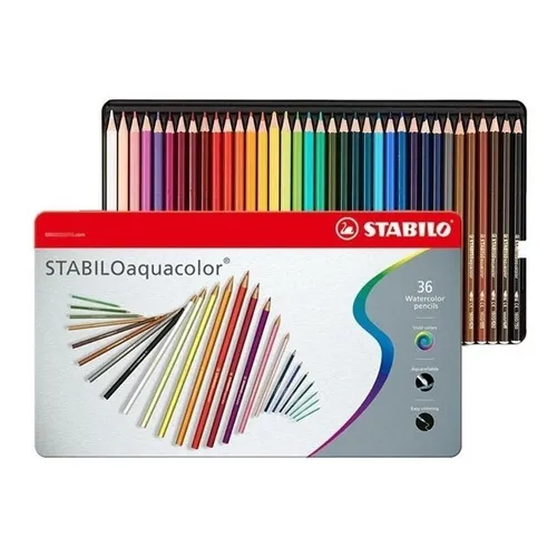 Lapices Stabilo Aquacolor Lata X 36 Colores
