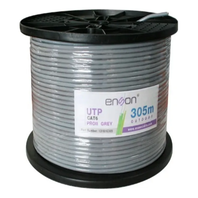 Bobina De Cable 305 Mts Utp Cat6 100% Cobre Enson