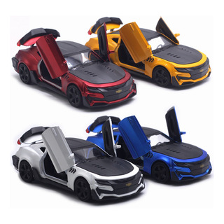 Coche De Juguete Chevrolet Camaro Modelo Diecast 1:32 Amaril Coche De Juguete Chevrolet Camaro Modelo Diecast 1:32 Amaril