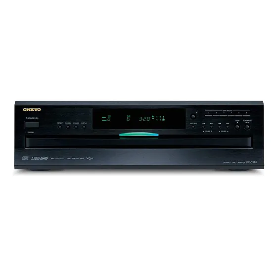 Cambiador De Discos Onkyo Dxc390, 6 Discos, Negro, Con Dac D
