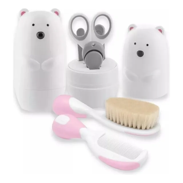Set Higiene Chicco Peine Cepillo Alicate Nena Flex  