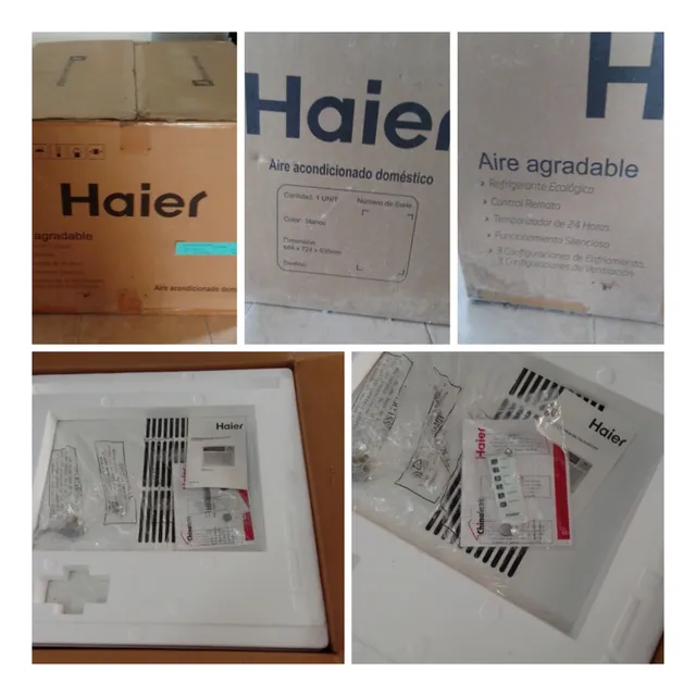 Aire Acondicionado Haier De Ventana, 18000btu 684x724x530mm