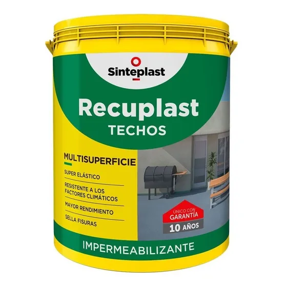 Recuplast Techos 20 Lts Impermeable Sinteplast